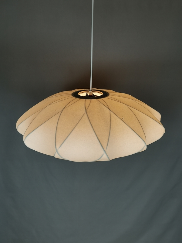 Mingkeda MKDP251121S Single Head White Silk Pendant Light