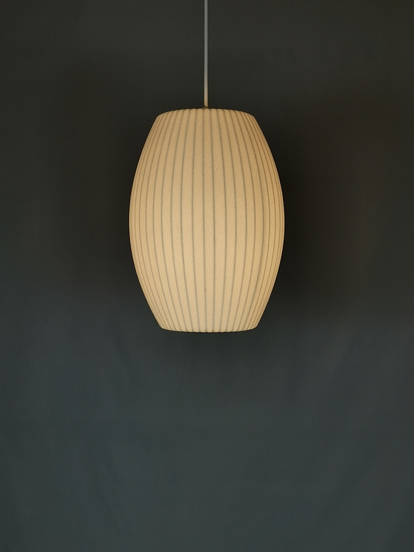 Mingkeda MKDP251120S Single Head White Silk Pendant Light