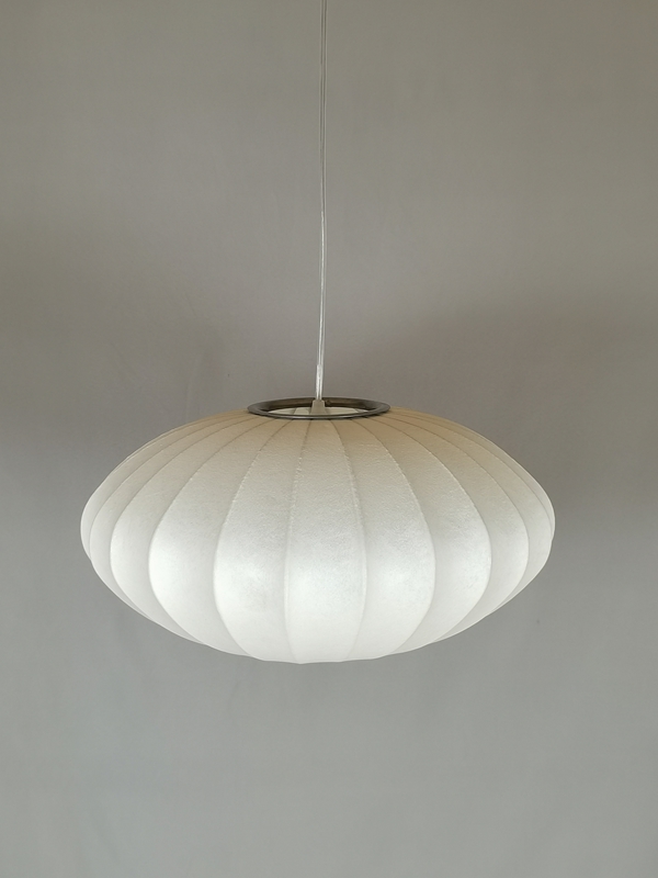 Mingkeda MKDP251119S Single Head White Silk Pendant Light