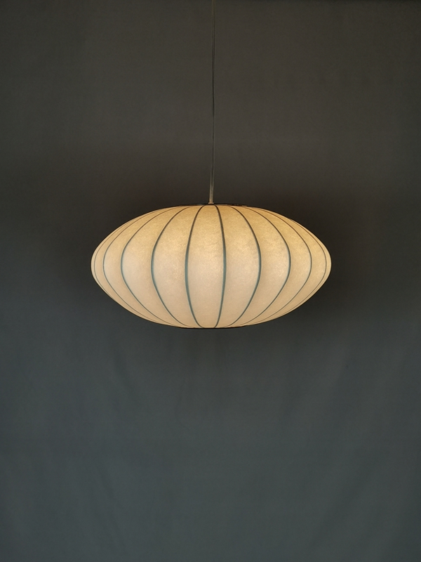 Mingkeda MKDP251119S Single Head White Silk Pendant Light