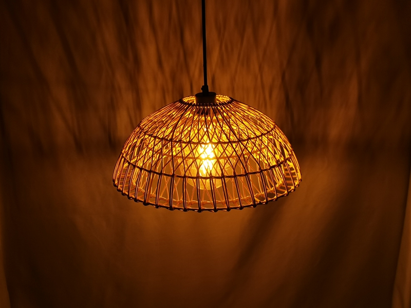 Mingkeda MKDP230326875 Cork Wood Pendant Light